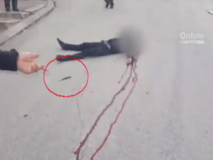 A screenshot from the video. (credit: Israel's Channel 2 News)