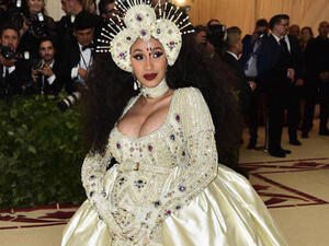 Last month, she confirmed to Howard Stern she's expecting a girl. (Source: Iamcardib / Instagram) 