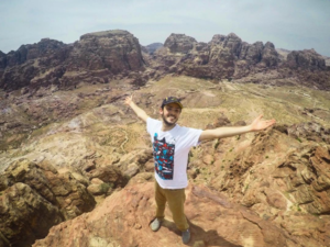 Kasem Hato, owner of the travel blog Ibn Hattuta, announced his upcoming Jordan travels on Instagram. (Instagram/Ibn Hattuta)