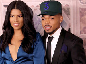 They're officially husband and wife.(Source: chancetherapper / Instagram )