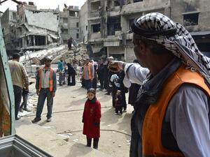 Daesh militants stormed Yarmouk in April, causing further clashes in the camp. (AFP/File)