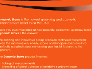 Dynamic Brows brochure  Dynamic Brows brochure