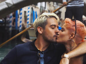 The couple are currently in Italy together (Source: iamhalsey / Instagram) 