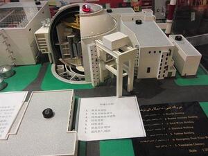 Model of the Bushehr Nuclear Power Plant - in the Iranian pavilion of EXPO 2010 Shanghai (Wikimedia Commons/Bernd.Brincken)