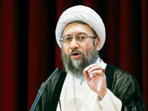صادق لاريجاني رئيس السلطة القضائية الإيرانية