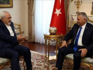 وزيرا الخارجية الايراني والتركي