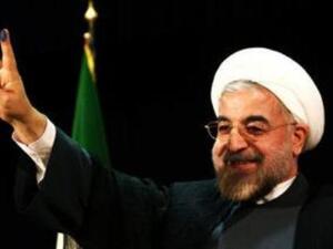  الرئيس الايراني المنتخب رجل الدين المعتدل حسن روحاني