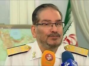 أمين المجلس الأعلى للأمن القومي الإيراني الأدميرال علي شمخاني