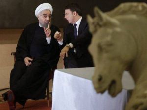 ايطاليا تغطي التماثيل العارية بمناسبة زيارة روحاني
