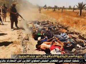 تقول "داعش" انها اعدمت 1700 سجين ينتمون الى الطائفة الشيعة في الجيش العراقي