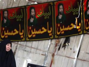 من الاحتفالات بذكرى عاشرواء في العراق/اليوم الخميس/أ.ف.ب