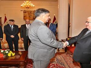 الرئيس العراقي والسفير الجديد في تركيا