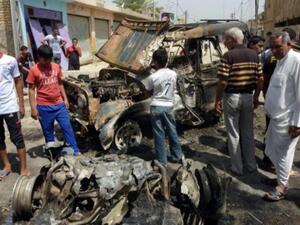 مقتل شرطي وإصابة ثلاثة آخرين بانفجار سيارة مفخخة غربي الموصل