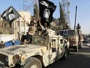 رتل عسكري لداعش/ ارشيفية