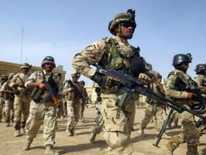 جنود عراقيون خلال تدريبات عسكرية في كركوك
