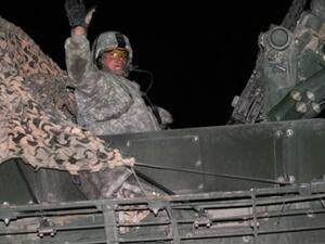 صور وزعت من الجيش الاميركي لانسحاب احدى الوحدات من العراق/أ,ف,ب