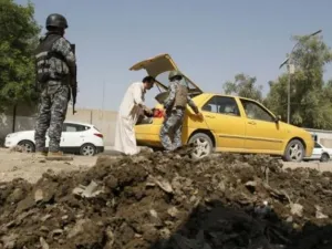 اربع سيارات انفجرت في مدينة كركوك
