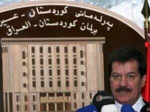 
رئيس برلمان اقليم كردستان العراق كمال كركوكلي في اربيل