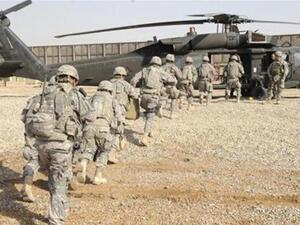 جنود أمريكيون خلال تدريب في بغداد