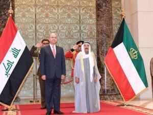  أمير الكويت صباح الأحمد الجابر الصباح والرئيس العراقي برهم صالح