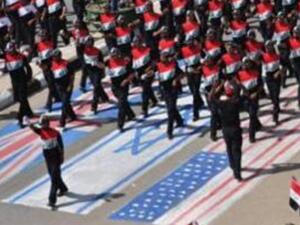 إستعراض لأنصار التيار الصدري 