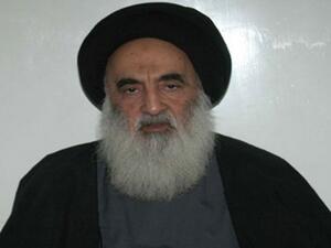 الزعيم الشيعي العراقي البارز آية الله العظمى علي السيستاني