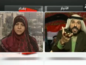 Sheikh Ali Hatem Suleiman accused MP Hanan al-Fatlawi of being an agent of Iran. (Al Arabiya)