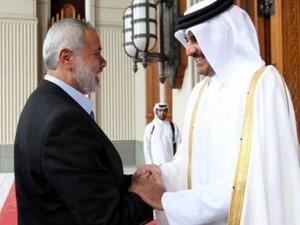 أمير قطر وهنية