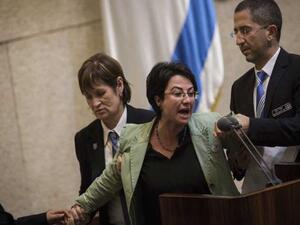 النائب العربي في الكنيست حنين زعبي