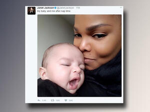 First picture of her newborn is up on social media. (Channel 300)