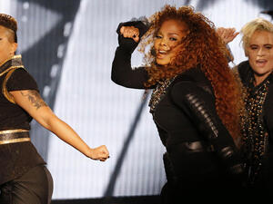 The ‘Unbreakable’ American singer Janet Jackson returns to stage at Dubai World Cup. (AFP)