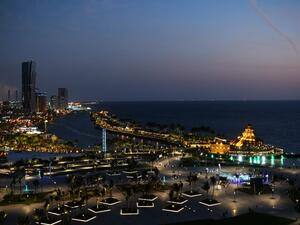 The new waterfront project is located along the Red Sea coast and has a total area of 730,000 square meters with a length of more than 4 km. (Courtesy of Arab News)