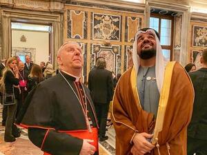 حسين الجسمي في مدينة الفاتيكان