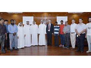 تم تنظيم الورشة التي أقيمت على مدى يومين من قبل فريق الابتكار في "سلطة مدينة دبي الملاحية"