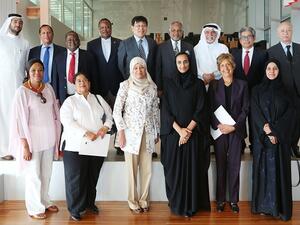 في ختام الزيارة، وقّع أعضاء وفد اليونسكو، وهم من دول جنوب أفريقيا، والسلفادور، وكينيا، وماليزيا، ونيكاراغوا، وعمان، وقطر، والسودان، واليمن، والجزائر، في سجل الزوار الخاص بالمؤسسة