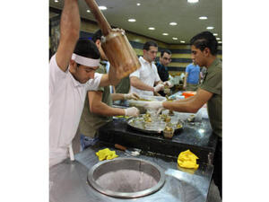 An Ice cream shop in Amman, Jordan