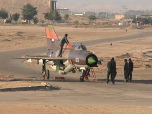 طائرة سورية تحط في قاعدة المفرق/ارشيف/الصورة عن صحيفة الغد الاردنية