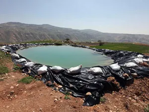 بركة تجميع مياه في الاردن/ارشيف