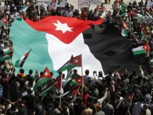 جانب من المسيرات والمظاهرات في الأردن