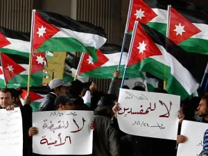 جانب من الإحتجاجات في الاردن