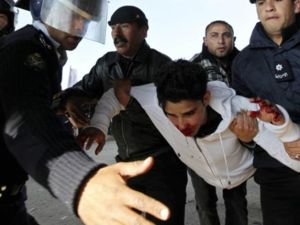 أحد جرحى إعتصام ميدان جمال عبد الناصر