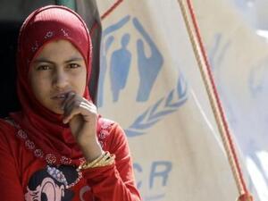 Syrian child at the Zaatari refugee camp, Jordan (AFP)
