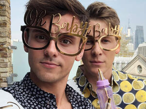 The couple took to social media once again (Source: tomdaley / Instagram ) 