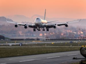 Locals are waiting for the body of a 747 jumbo aircraft, lying north of Abha, to be turned into a resturant. (AFP/File) 