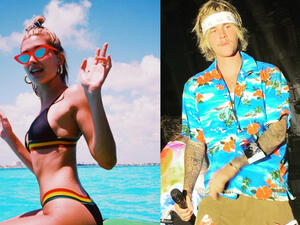 Justin Bieber and Hailey are Engaged  (Source: haileybaldwin , Justinbieber / Instagram ) 