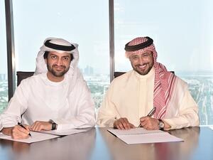 ياسر الشريف الرئيس التنفيذي لشركة جبل عمر للتطوير و جاسم الصديقي الرئيس التنفيذي لـ مجموعة أبوظبي المالية