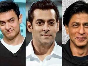 شاروخان وسلمان خان وعامر خان