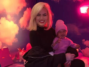 Khloe shares True with ex Tristan Thompson (Source: khloekardashian / Instagram ) 