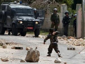 مواجهات بين فلسطينيين وجنود اسرائيليين في ذكرى يوم الاسير 