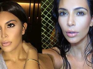 Reality star Kim Kardashian posted a selfie with her twin double Kamilla Osman. (YouTube)